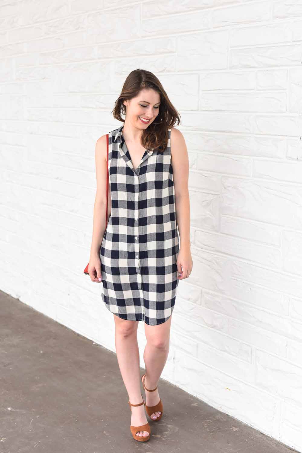 checkered dress | BNB styling