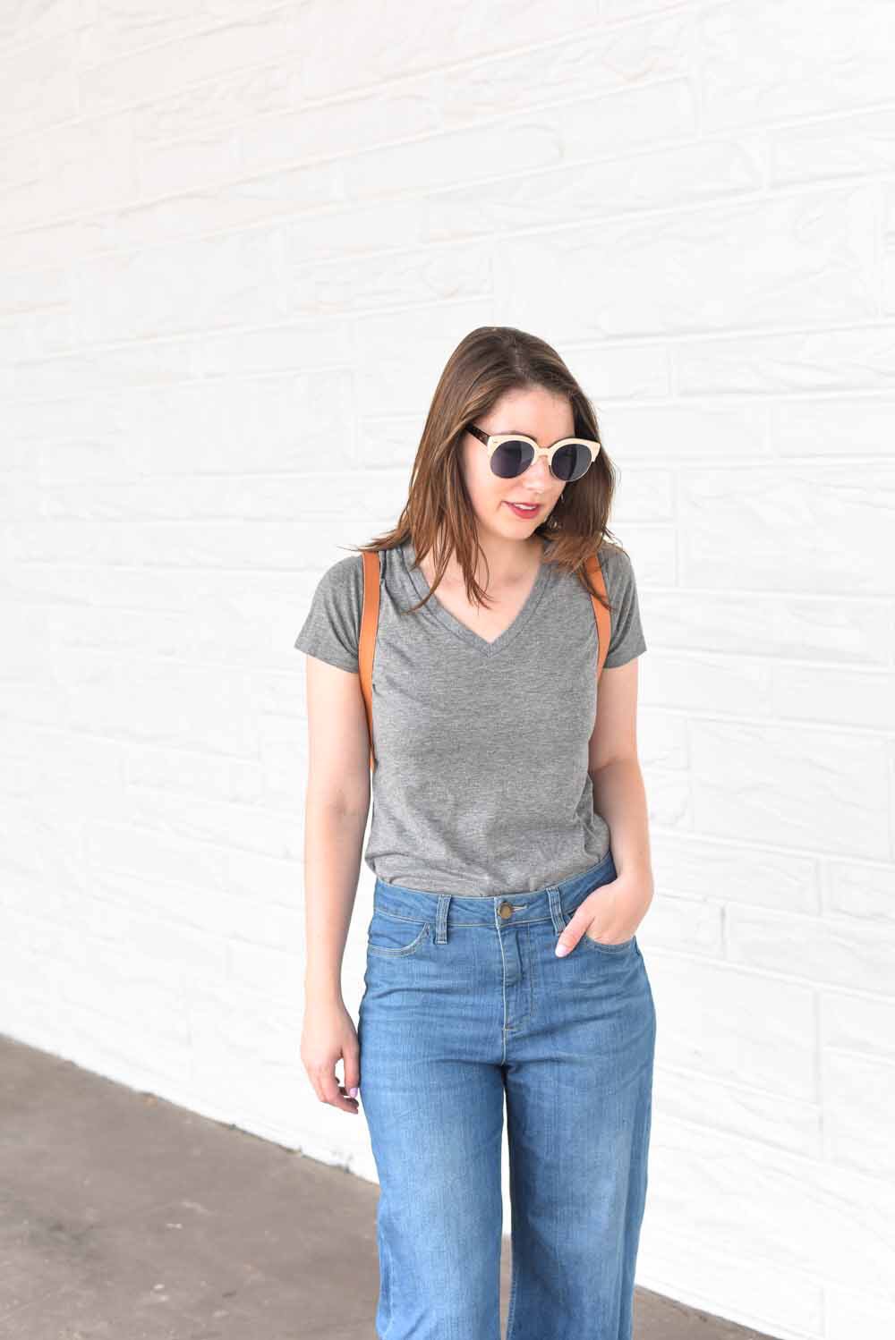 Cropped flare jean look | BNB styling