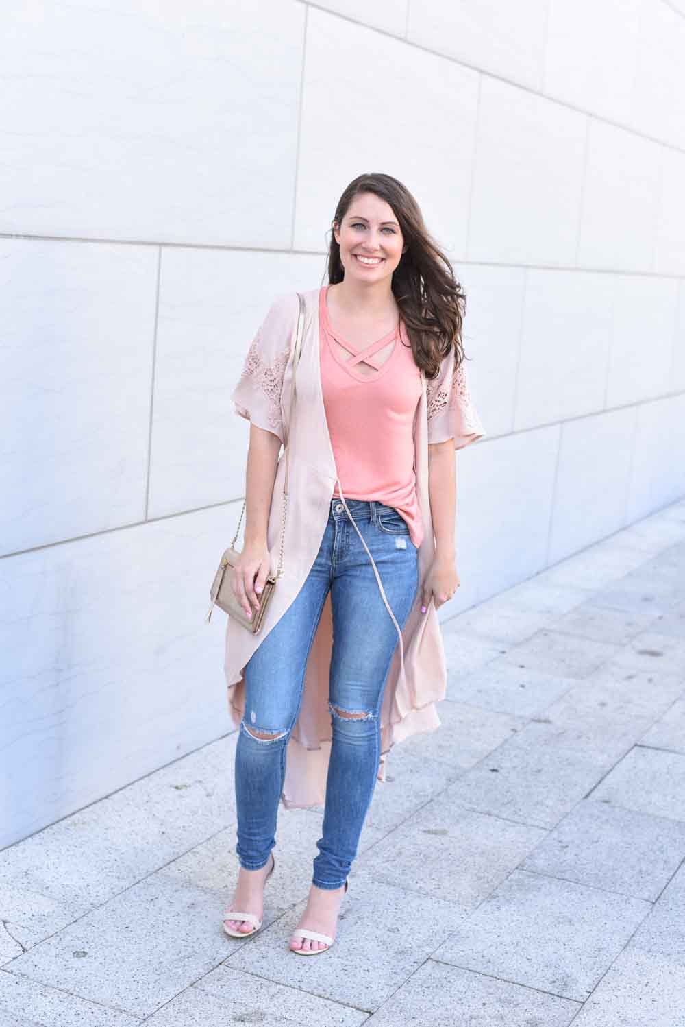 blush outfit