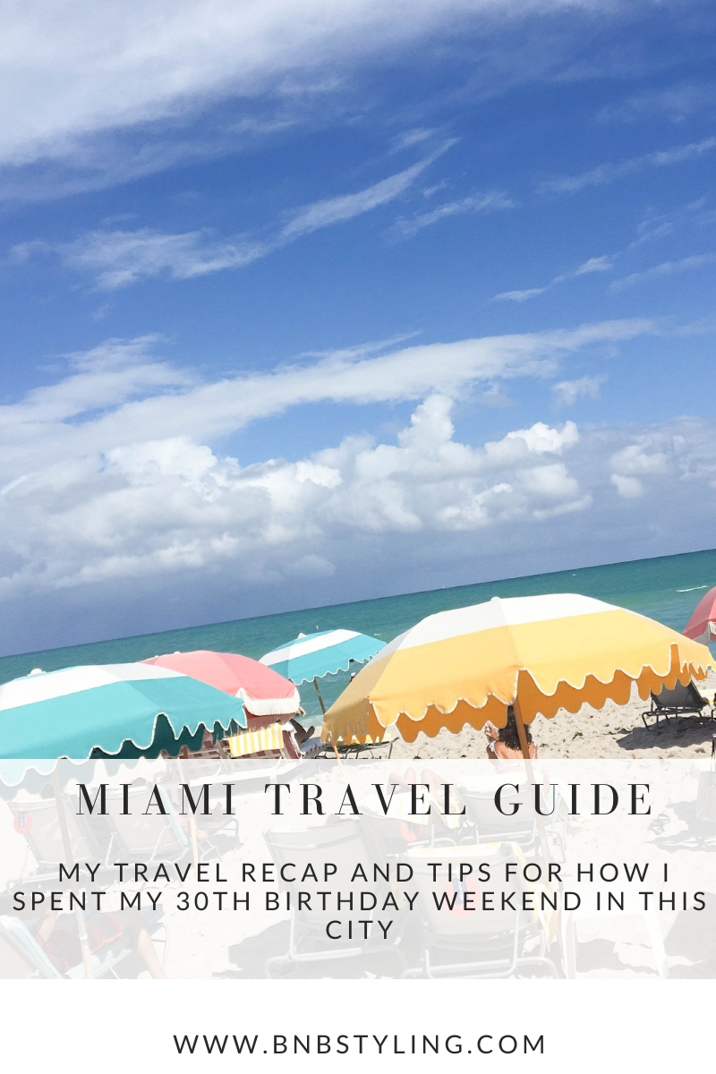 Miami Travel Guide BNB styling