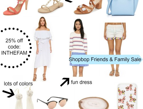 Shopbop Friends & Family Sale with incredible deals all at 25% off | BNBstyling.com