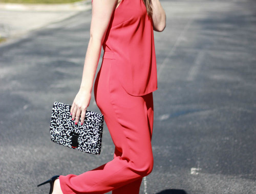 red jumpsuit | BNB styling