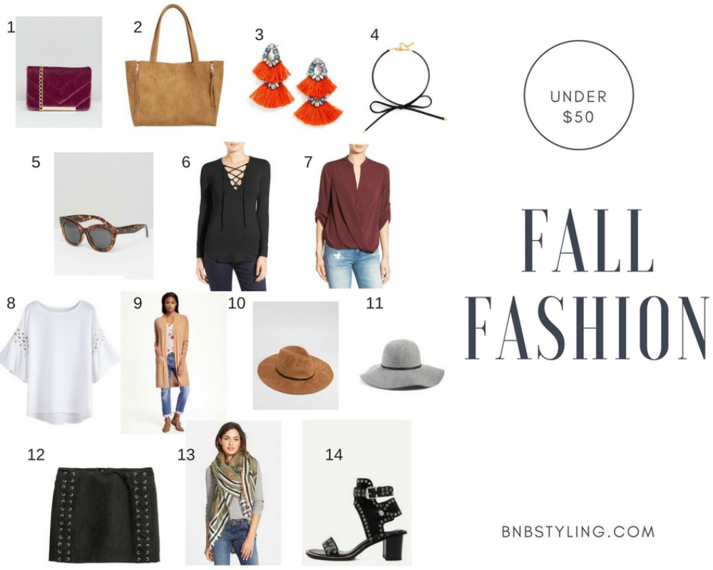 fall fashion under $50