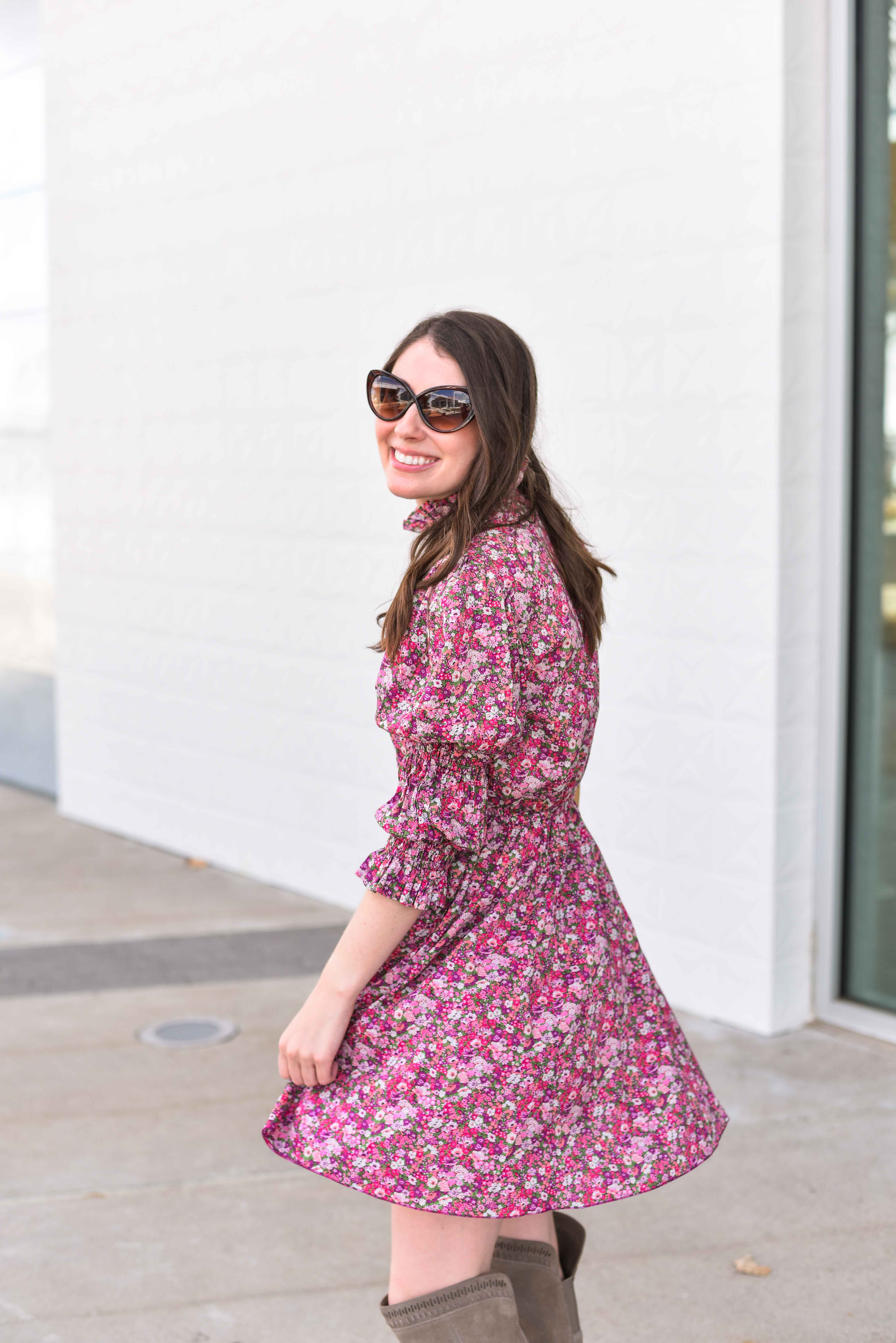 girly floral dress
