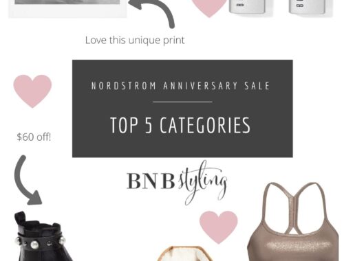 favorite five categories from Nordstrom anniversary sale