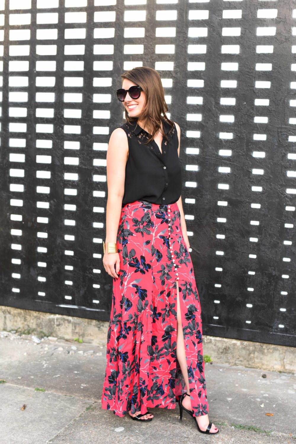 Summer Floral Midi Skirt - BNB styling